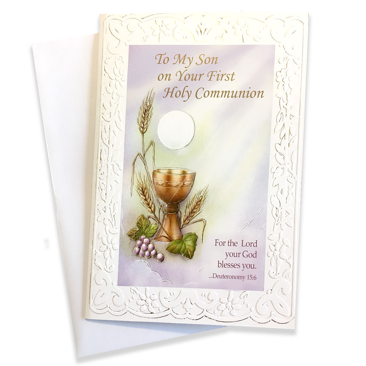 First Communion Card for Son