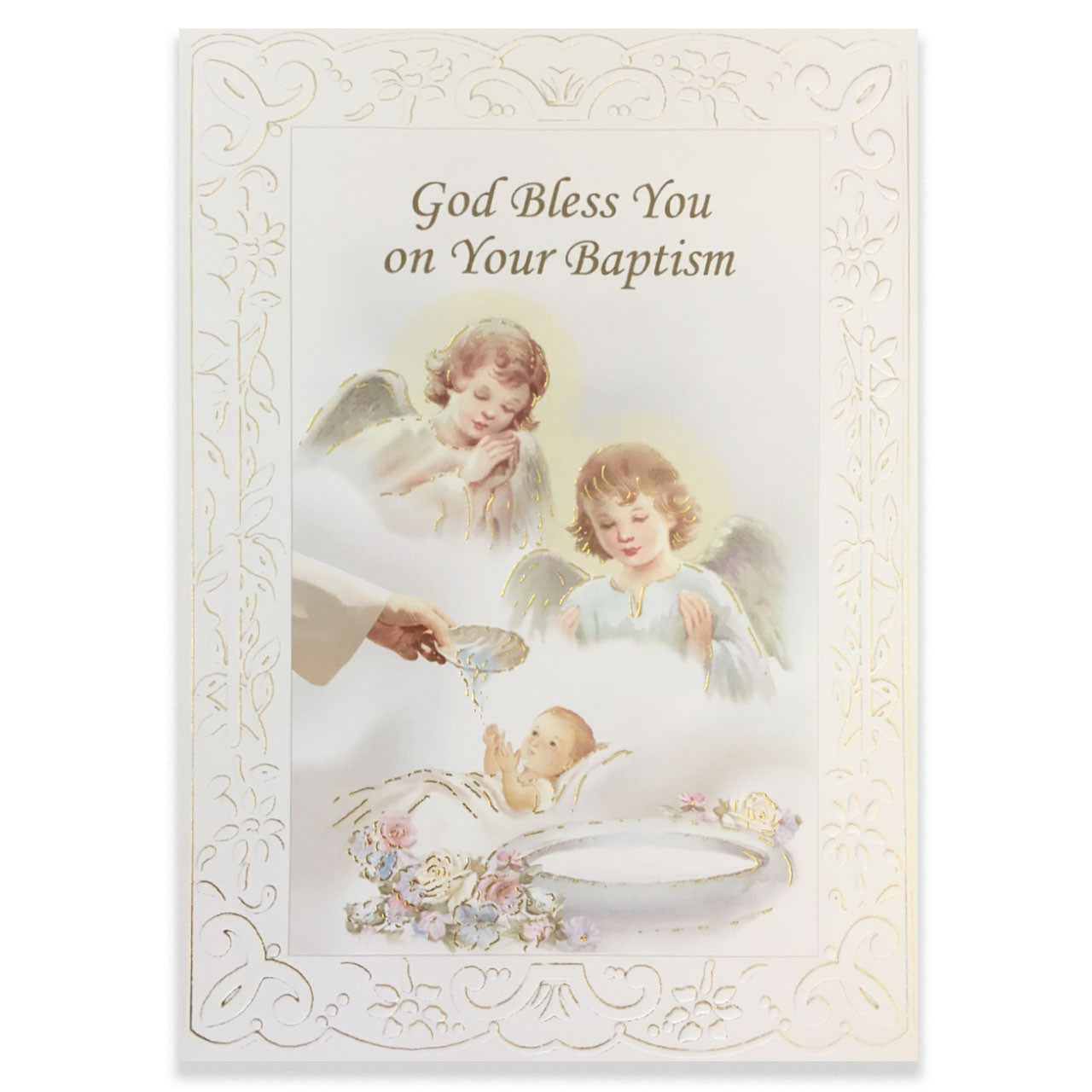 God Bless You Baptism Card God Bless You Baptism Card