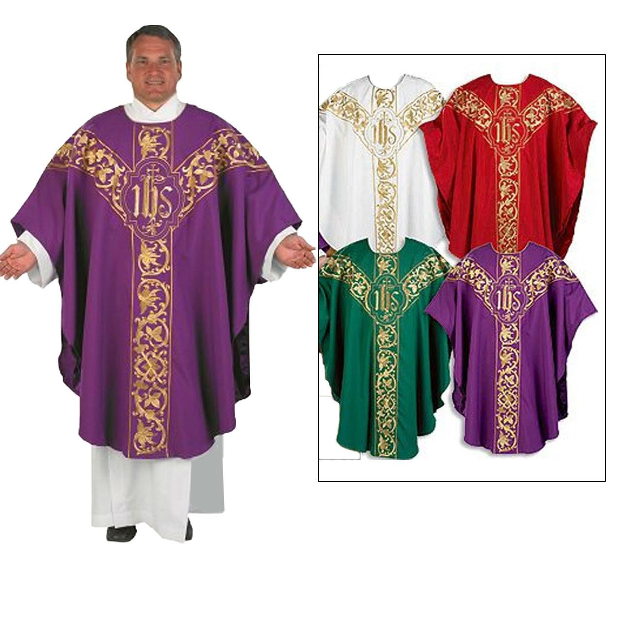 Classic Embroidered Chasuble from R. J. Toomey