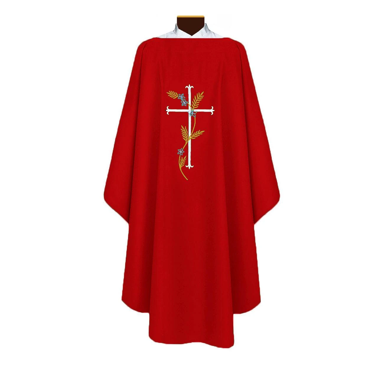 BV 871 Chasuble with Embroidery Red