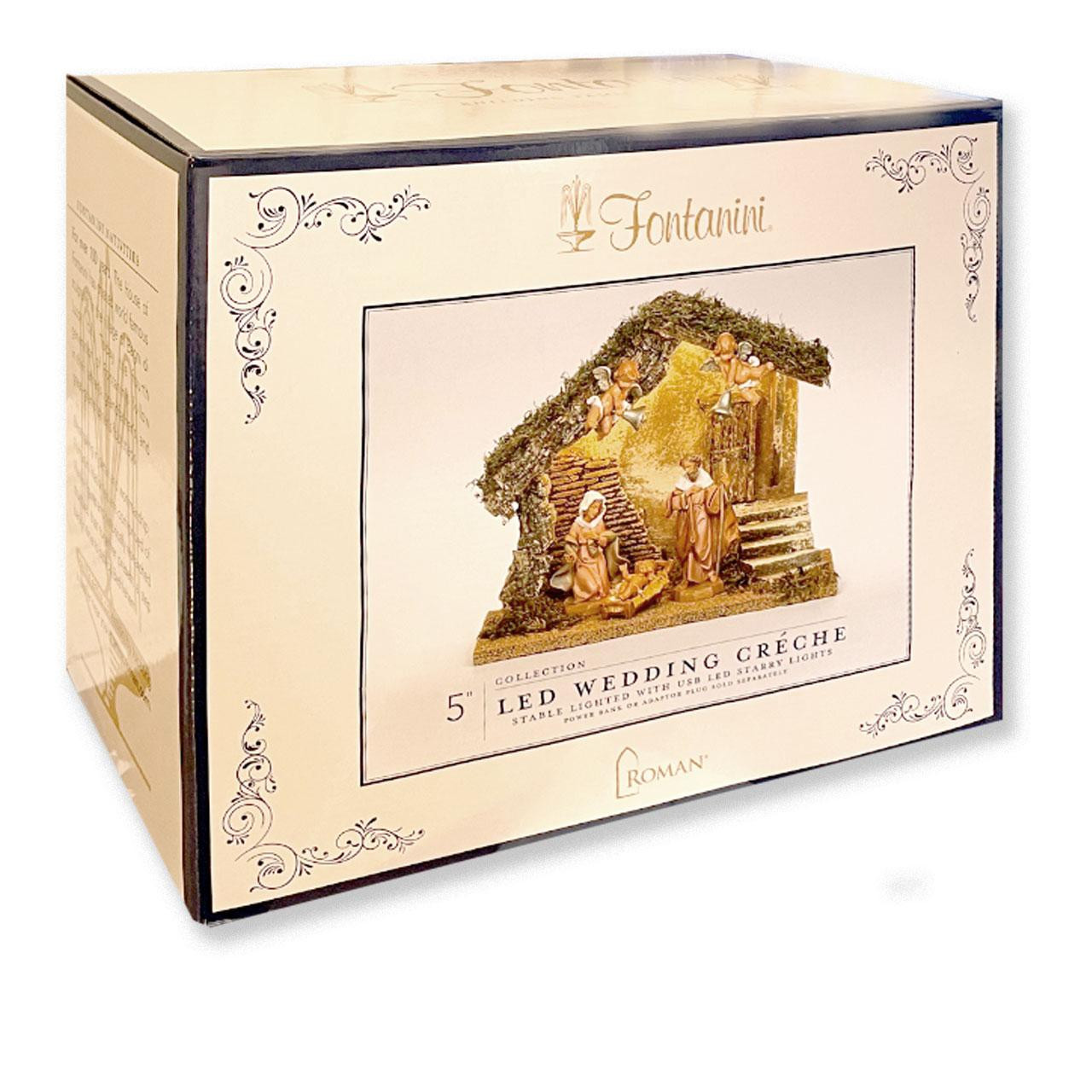 Fontanini Wedding Nativity Set with 5 figures Box