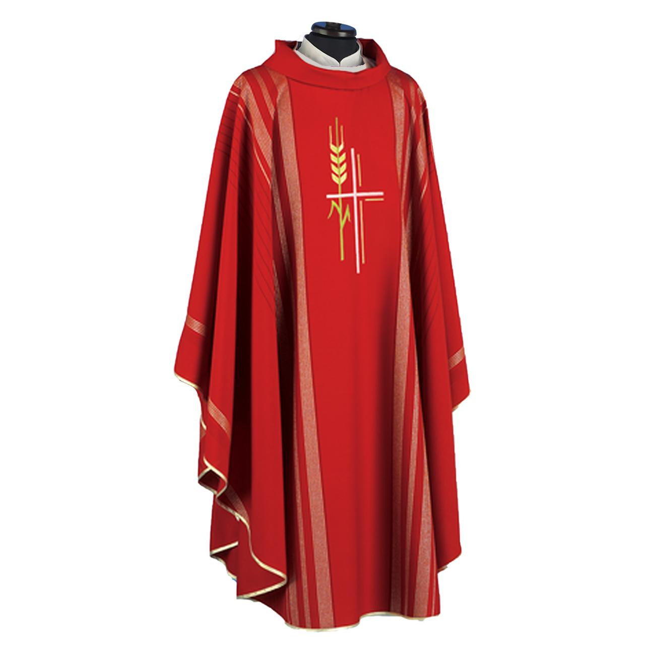 216 Chasuble in Linea Fabric from Solivari