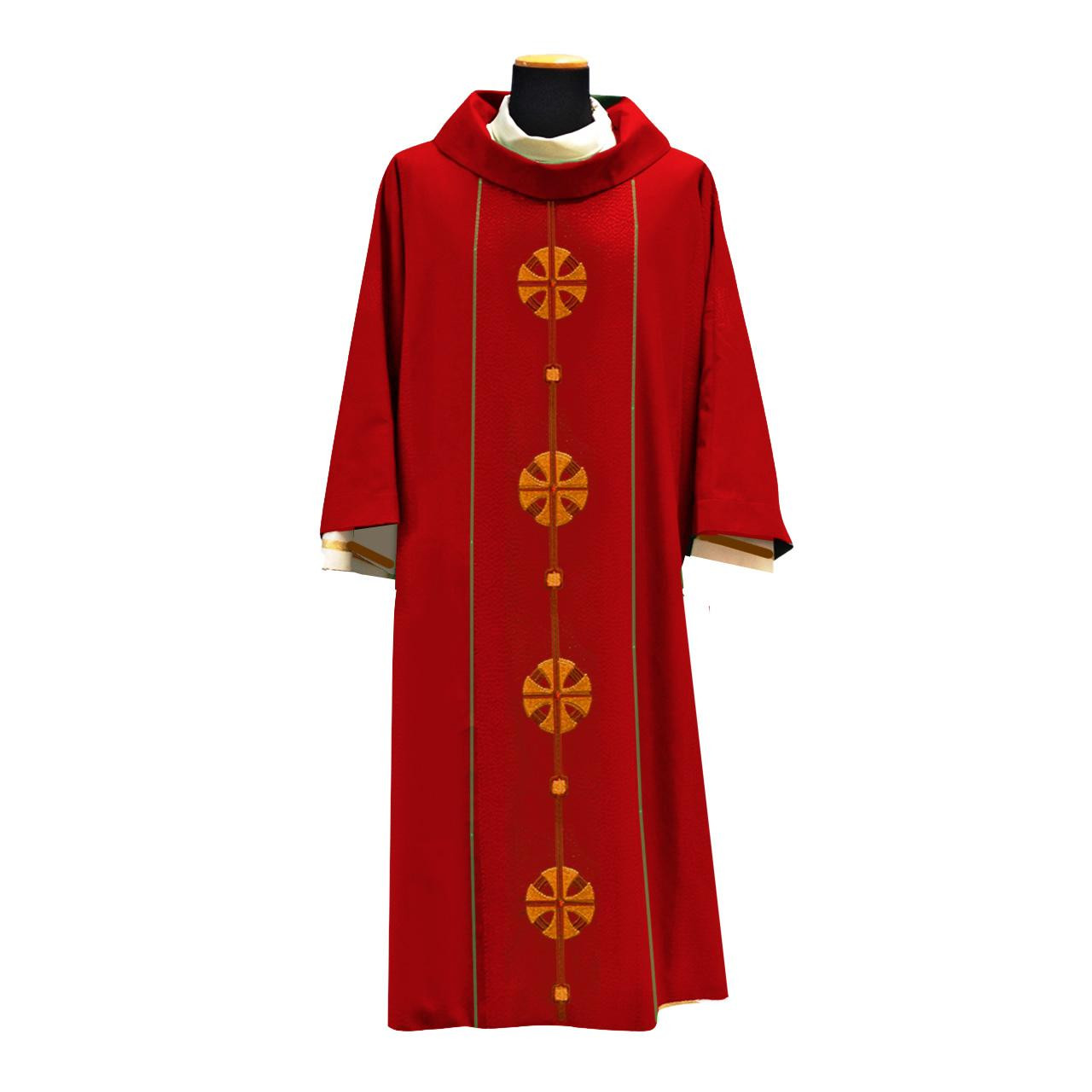 509 Dalmatic in Francesco Red