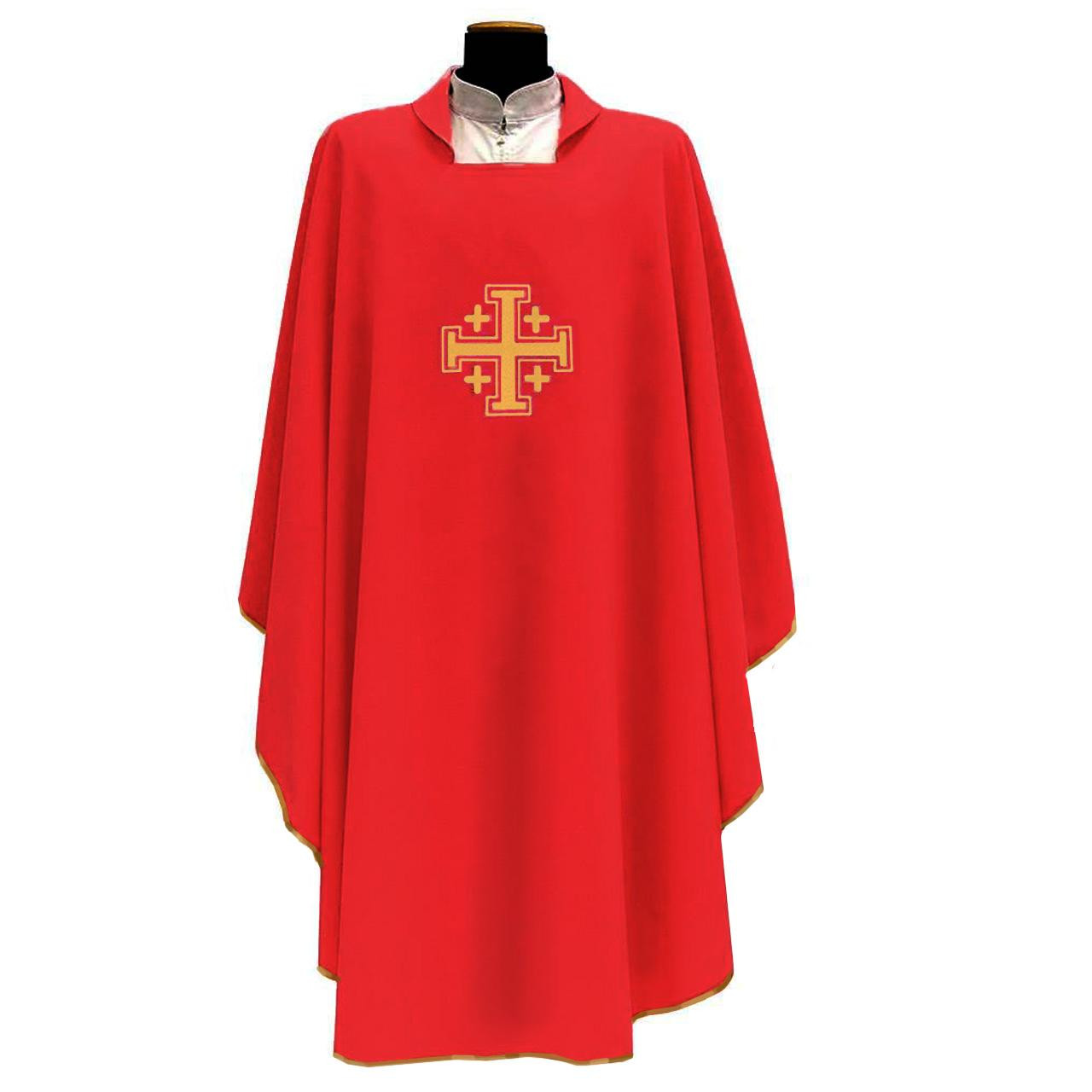 137 Chasuble in Red Primavera