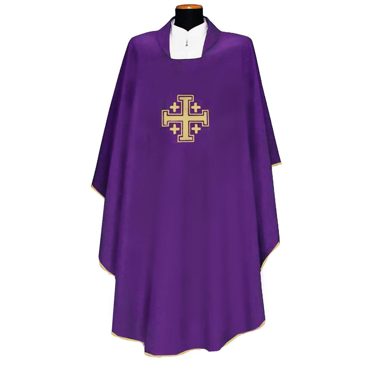 137 Chasuble in Purple Primavera