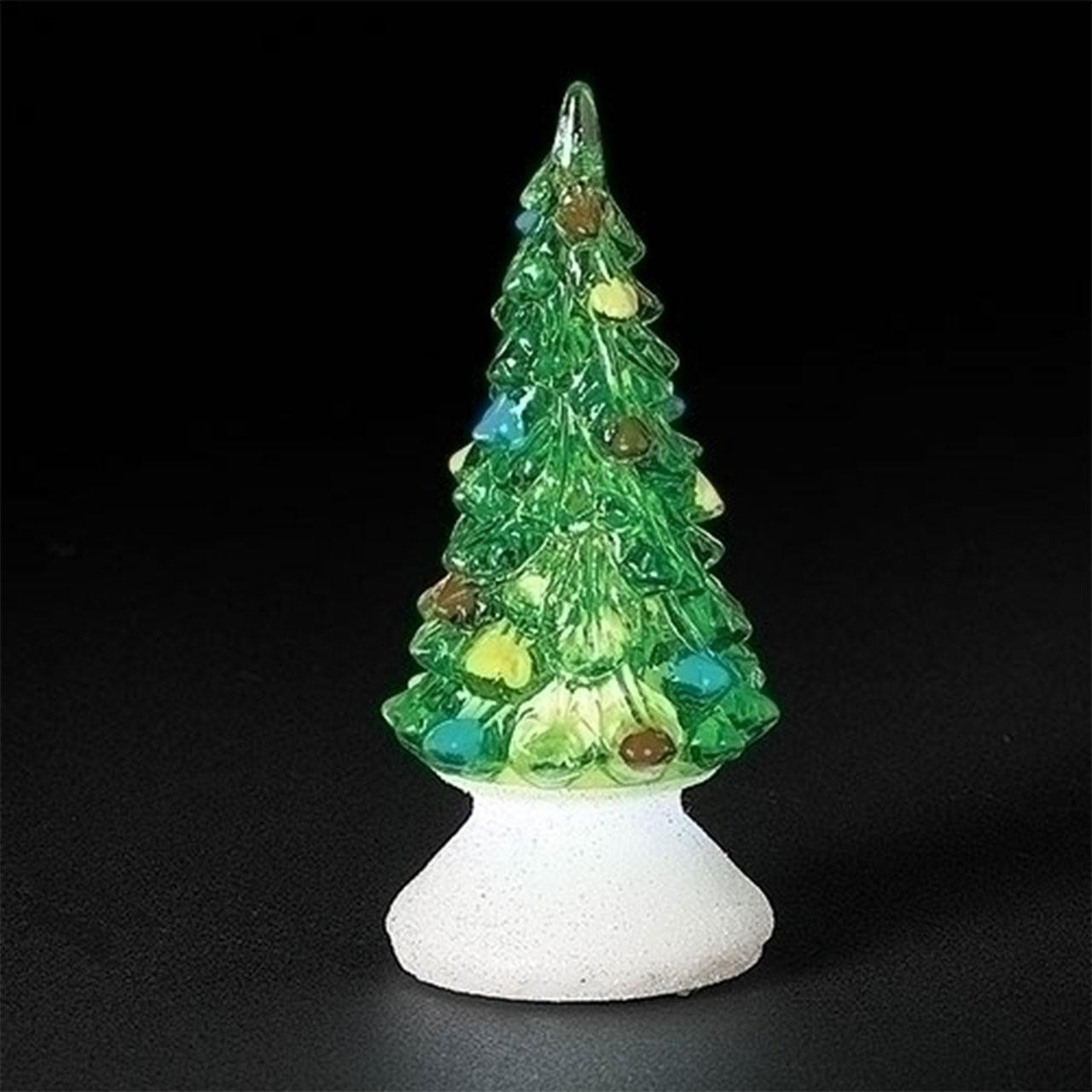 LED 4"H Christmas Tree Decorations including the battery