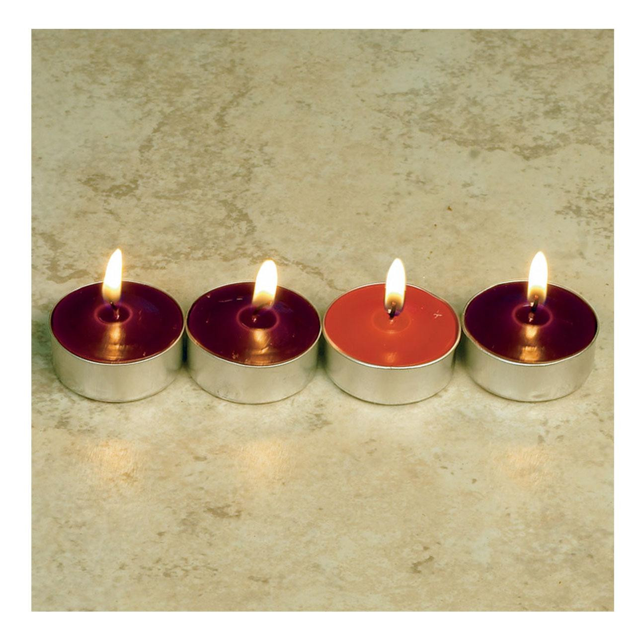 Set of 4 Advent Tea lights