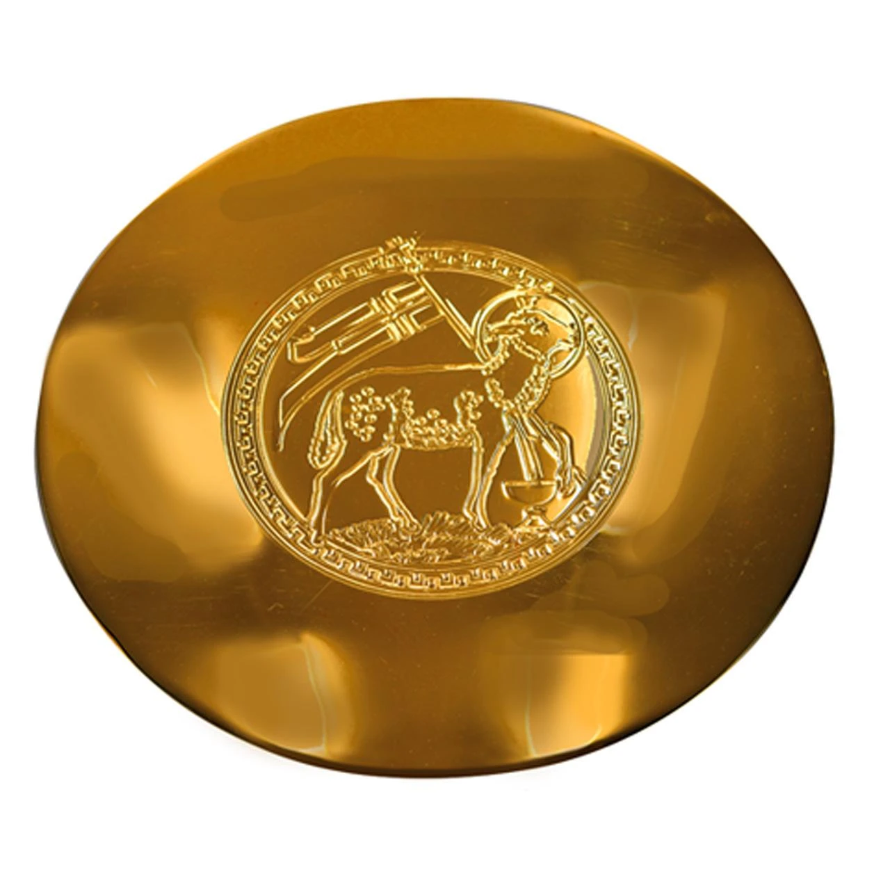 24K Gold Plate Scale Patens w/Assorted Designs