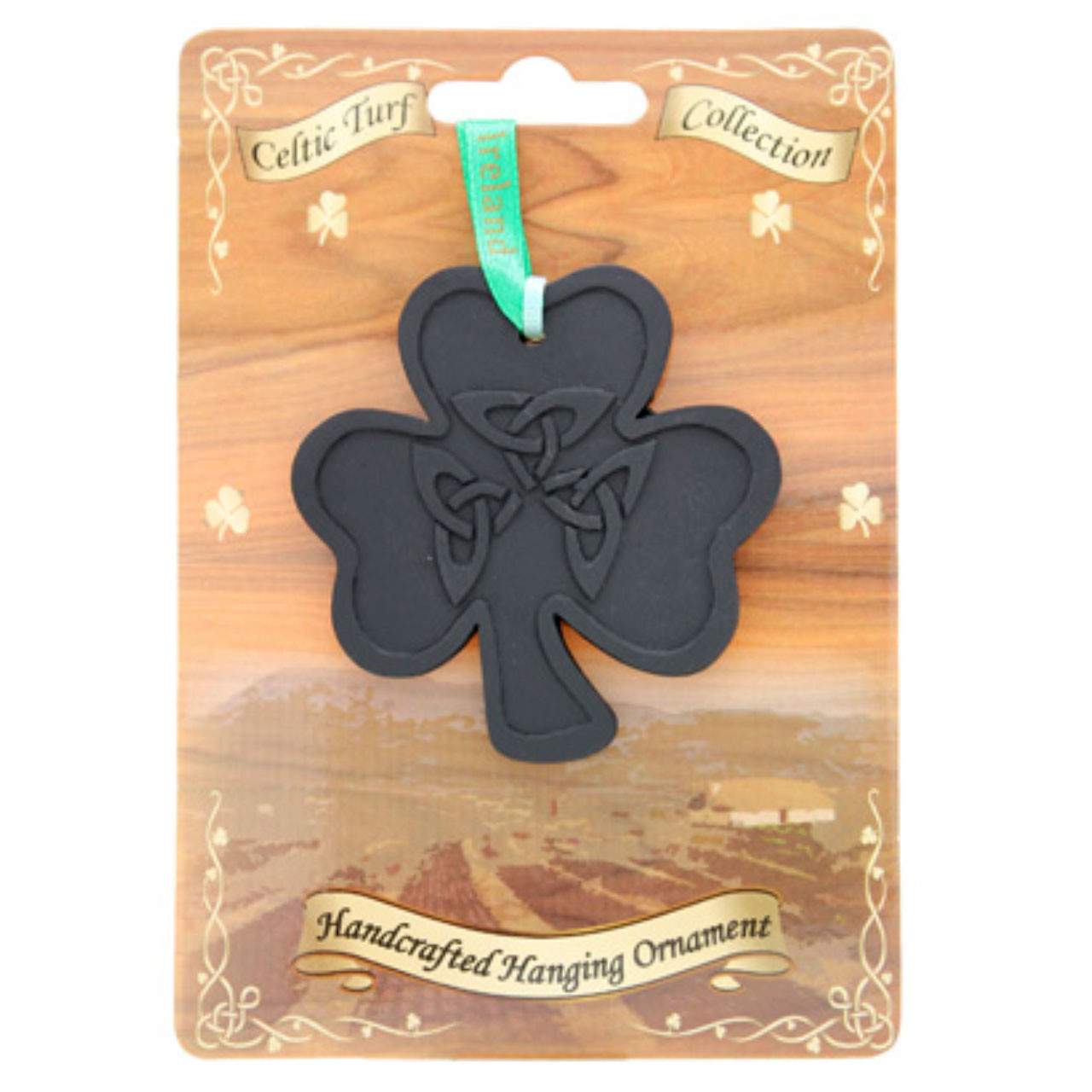 Irish Turf Shamrock Ornament