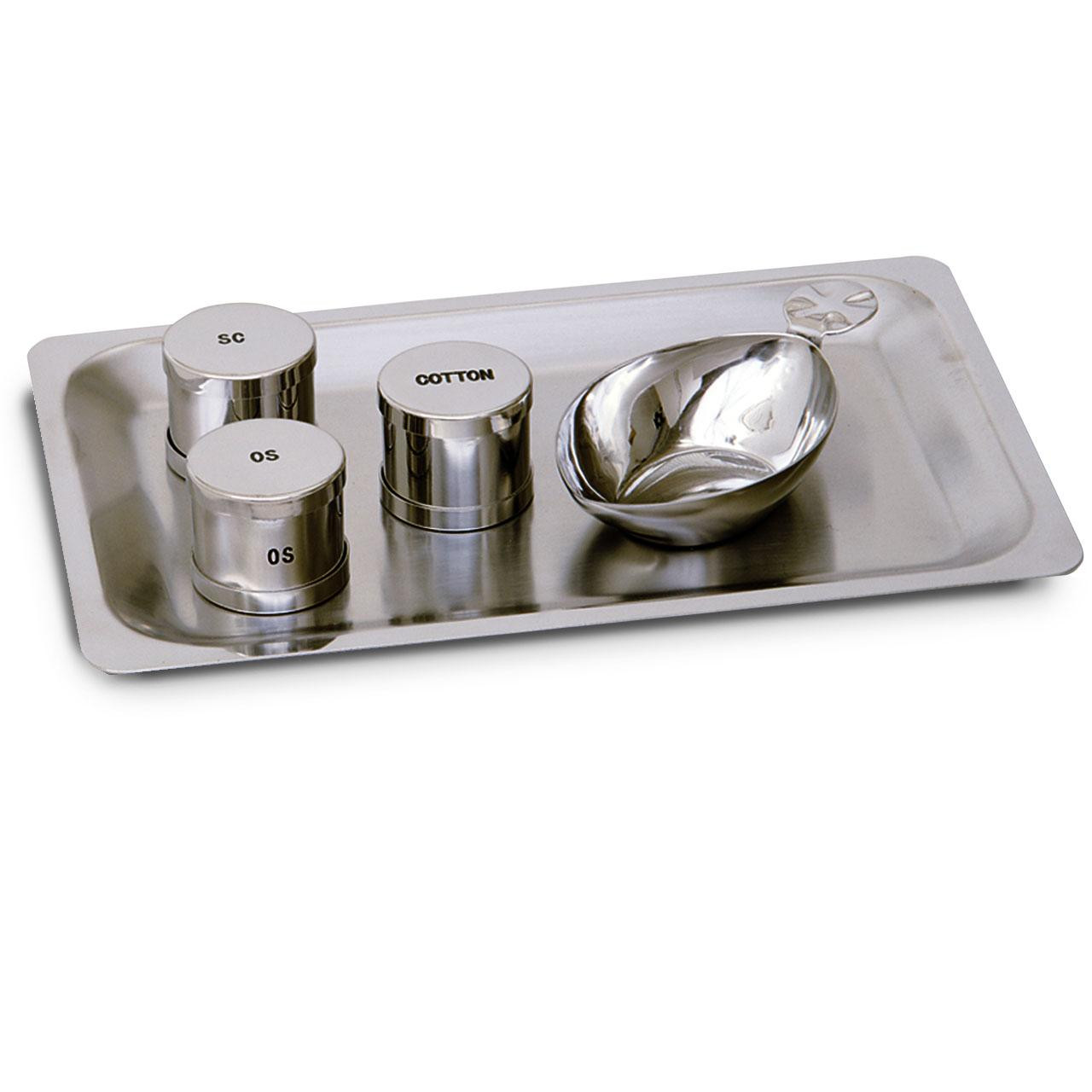 K333 Baptismal Set with Tray Stainless-Steel