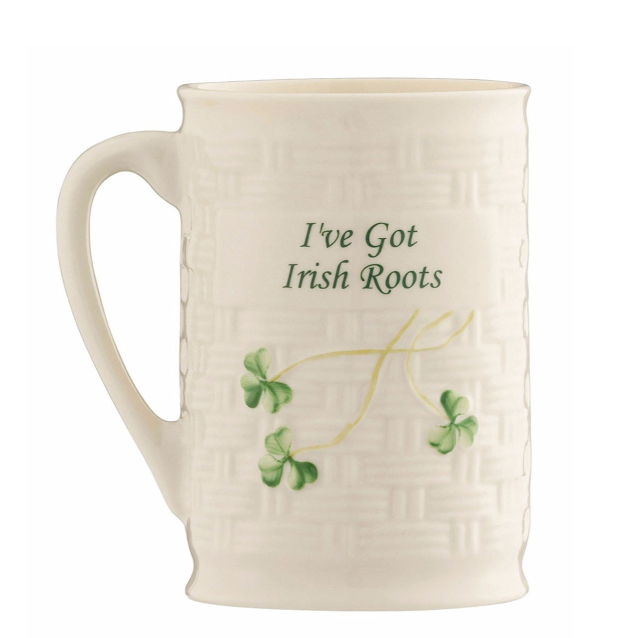 I've Got Irish Roots Belleek Mug