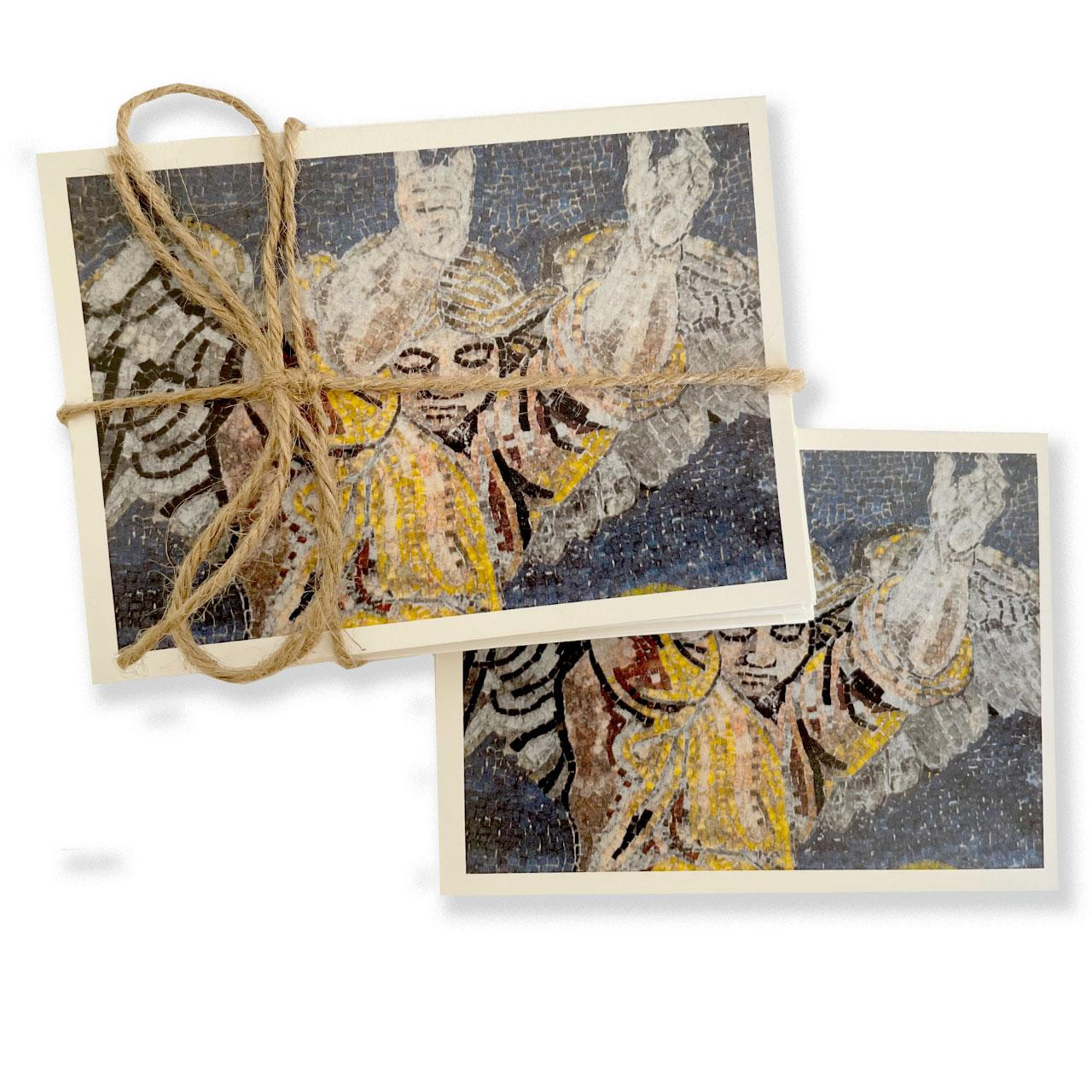 Mosaic of Archangel Raphael Notecard Set