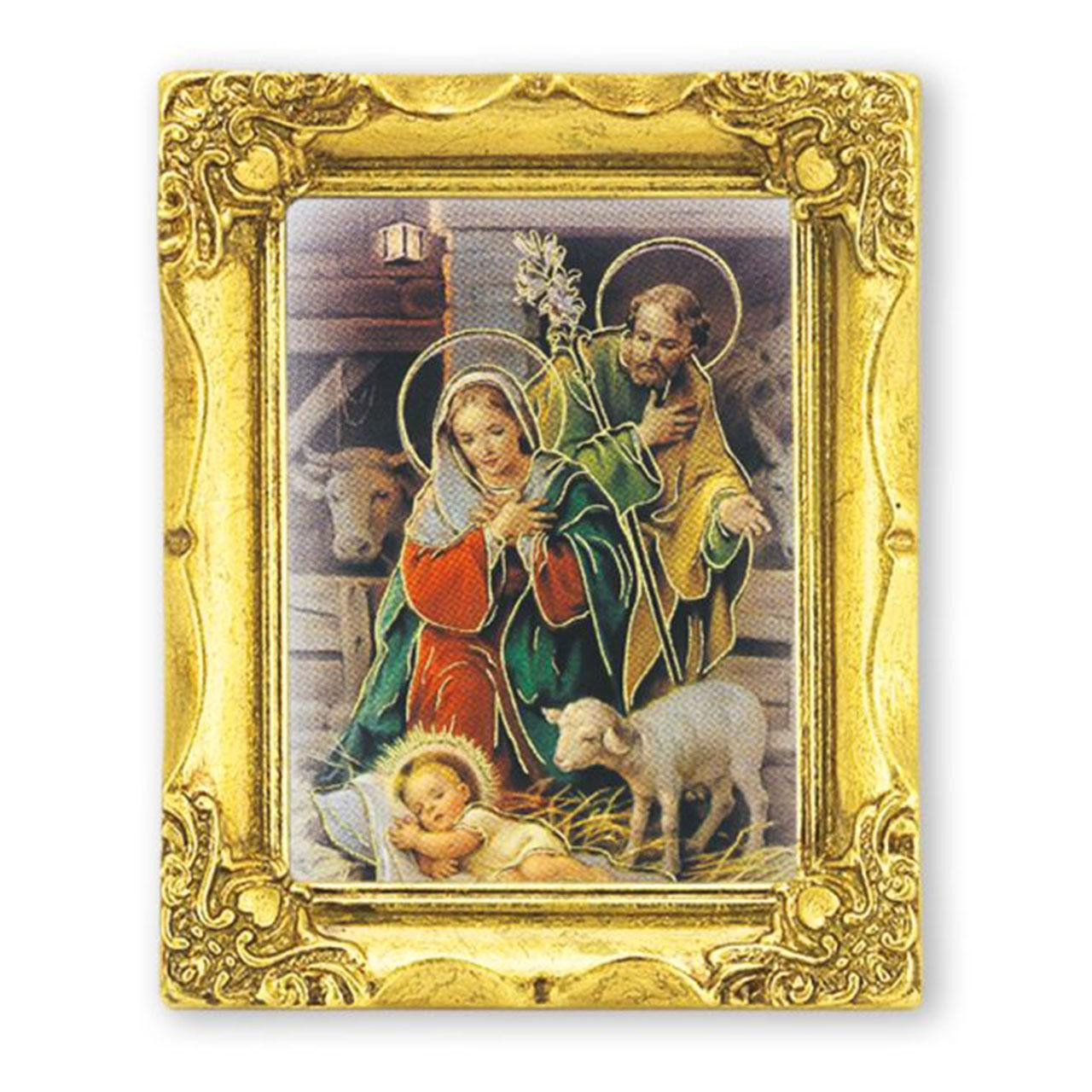 Framed Holy Family Plaque