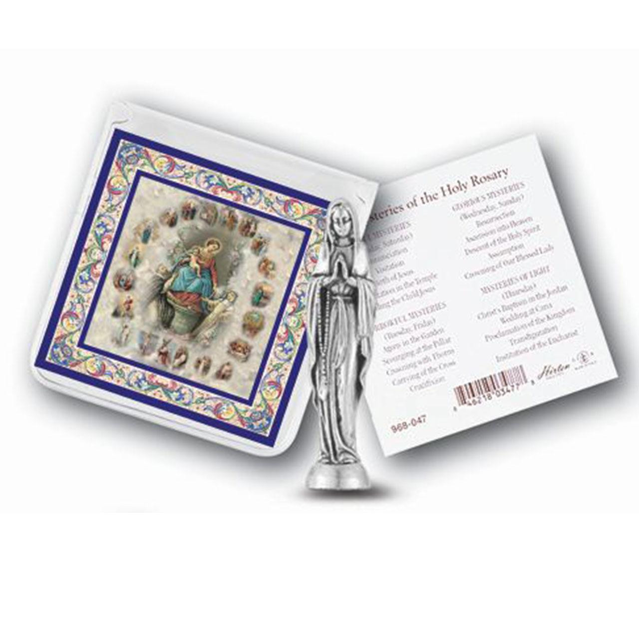 Mini Our Lady of the Rosary Statue