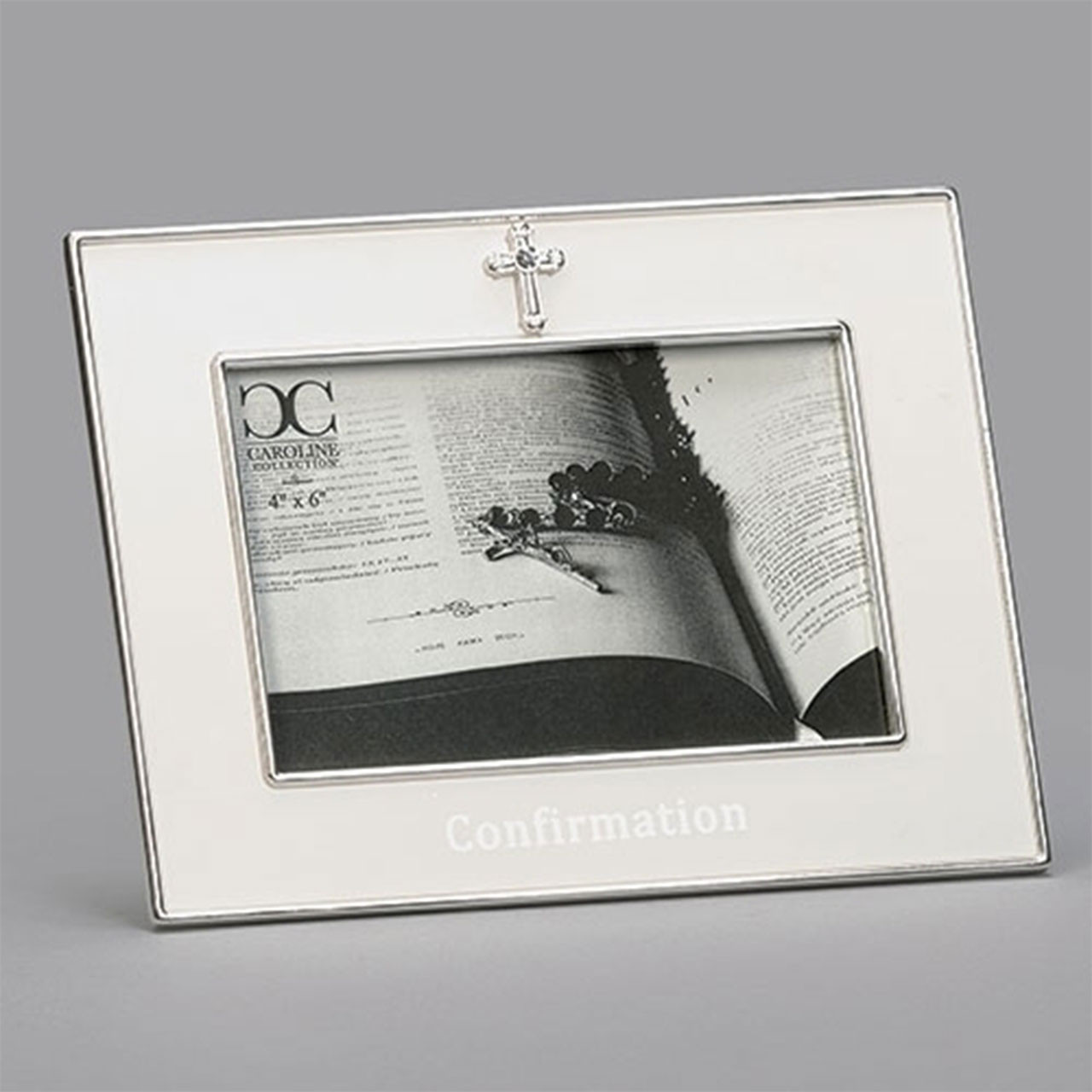 Confirmation Picture Frame with Cross