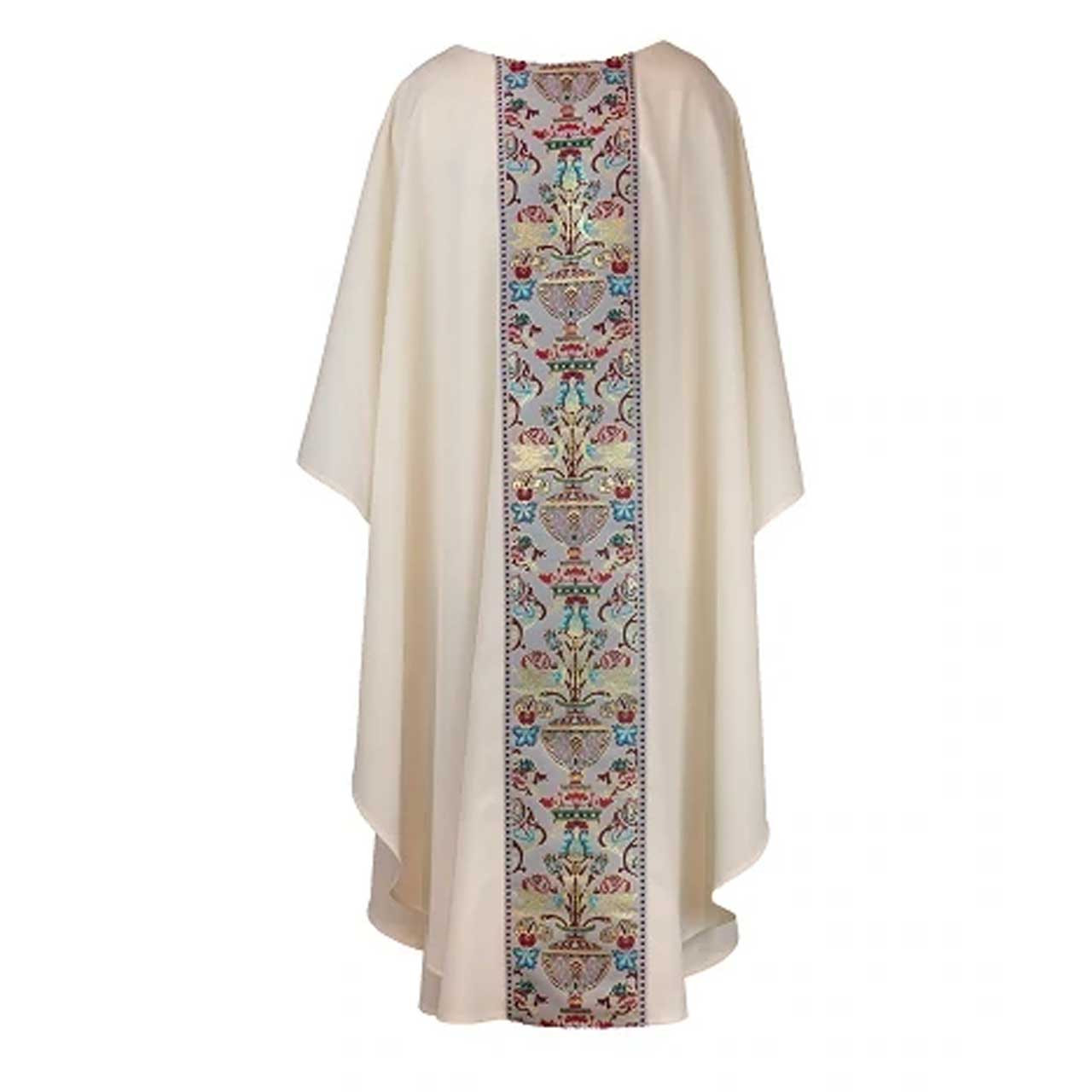 901 Nuevo Coronation Tapestry Chasuble Creme