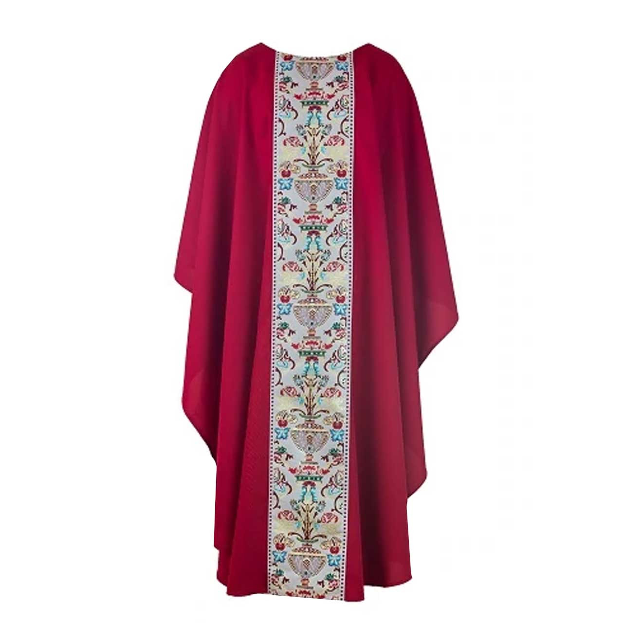 901 Nuevo Coronation Tapestry Chasuble Red