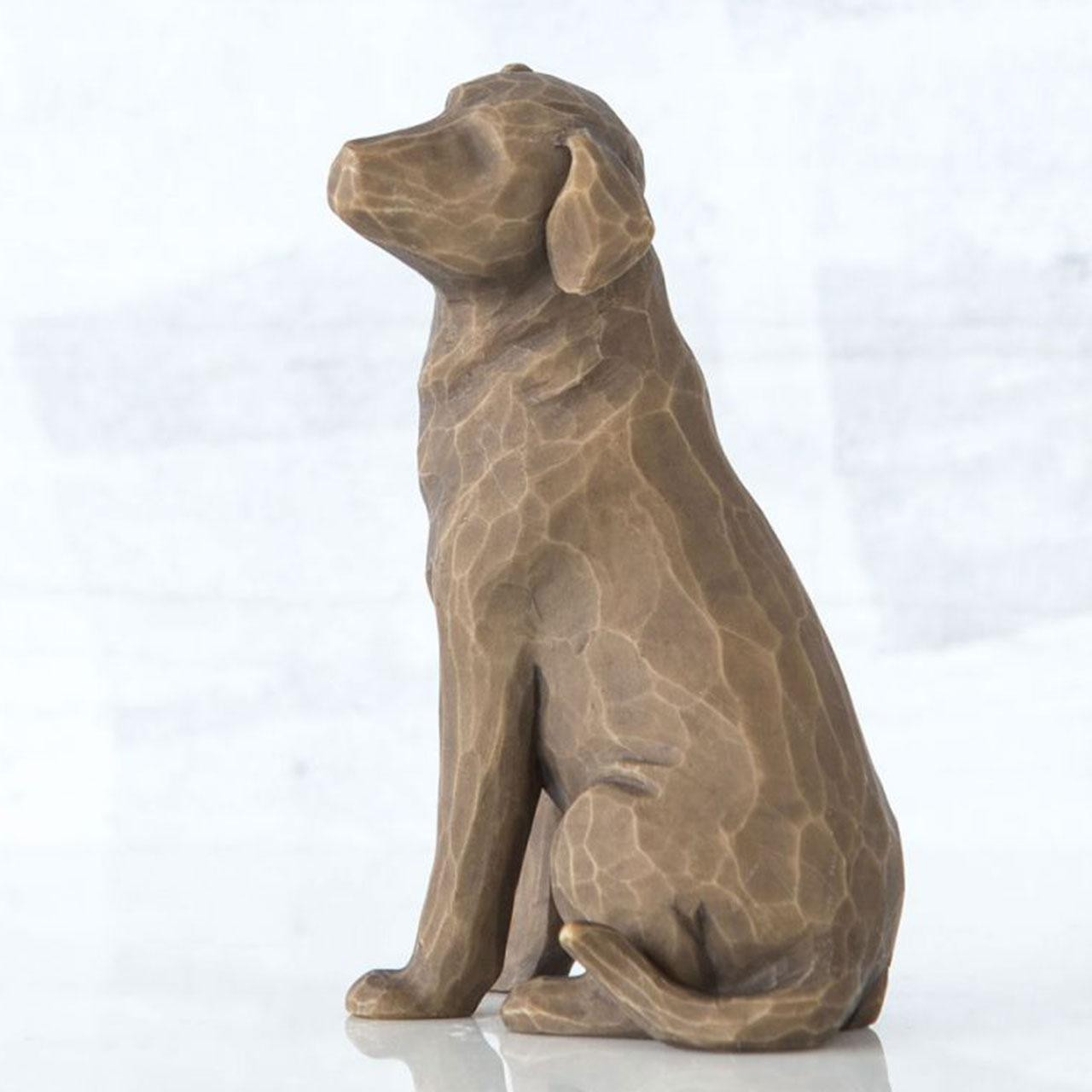 B. Darker Style of the Willow Tree Love My Dog Statue