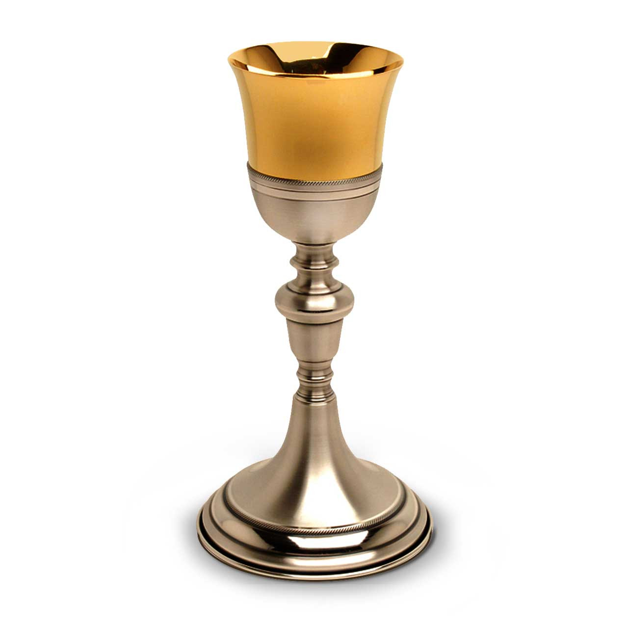 K919 Two-tone 24K Gold and Silver Plate Chalice