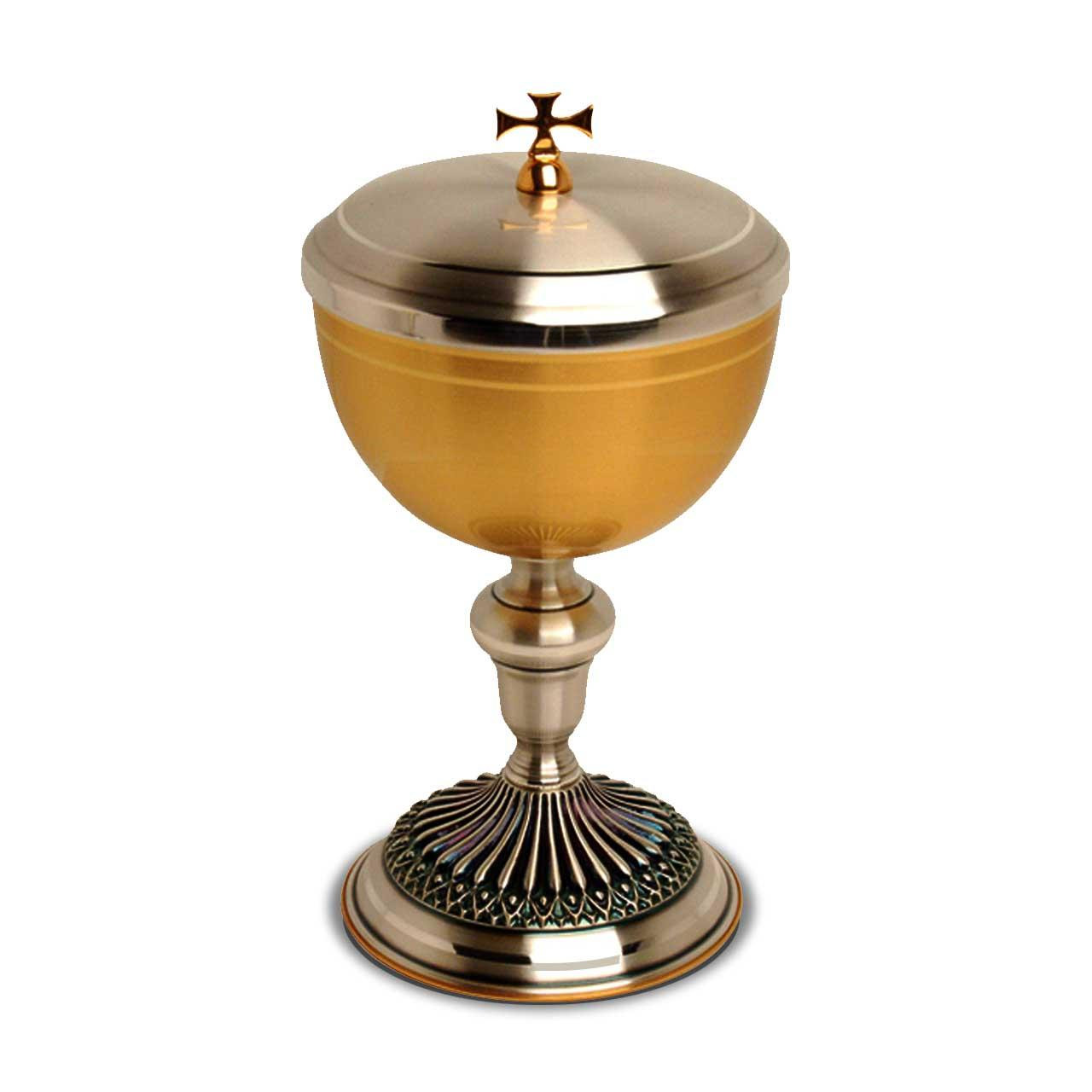 K928 Gold Plate and Silver Oxide Ciborium