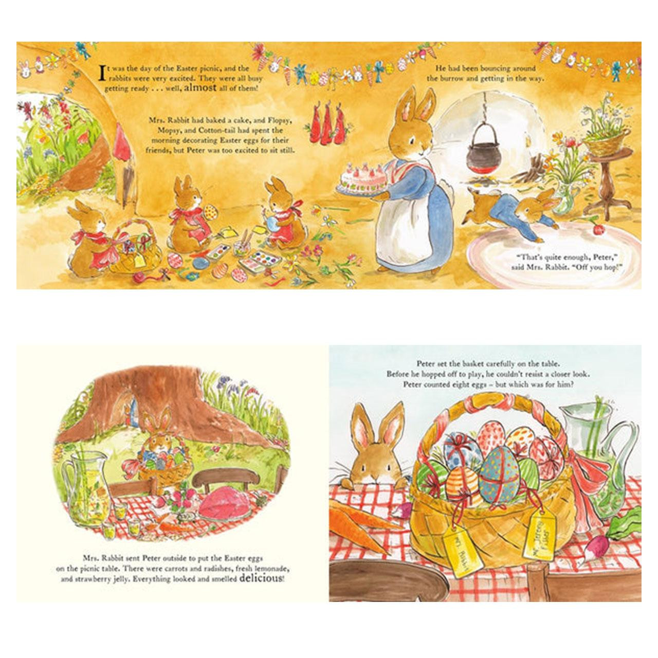 Inside pages of Great Big Easter Egg Hunt by Beatrix Potter