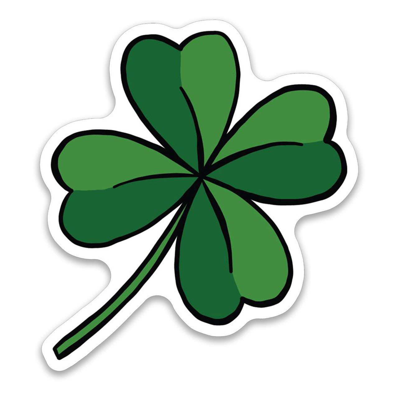 4 Leaf Clover Vinyl Sticker