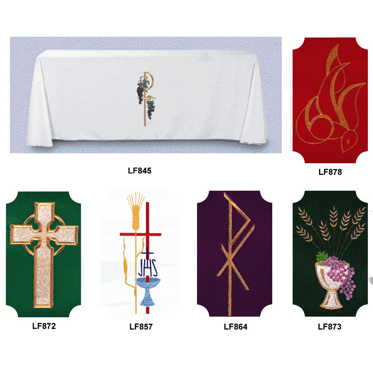 470LF Laudian Altar Cloth/Plain or with Embroidery