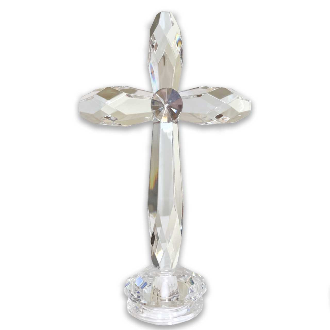 7-1/4"H Clear Acrylic Standing Cross