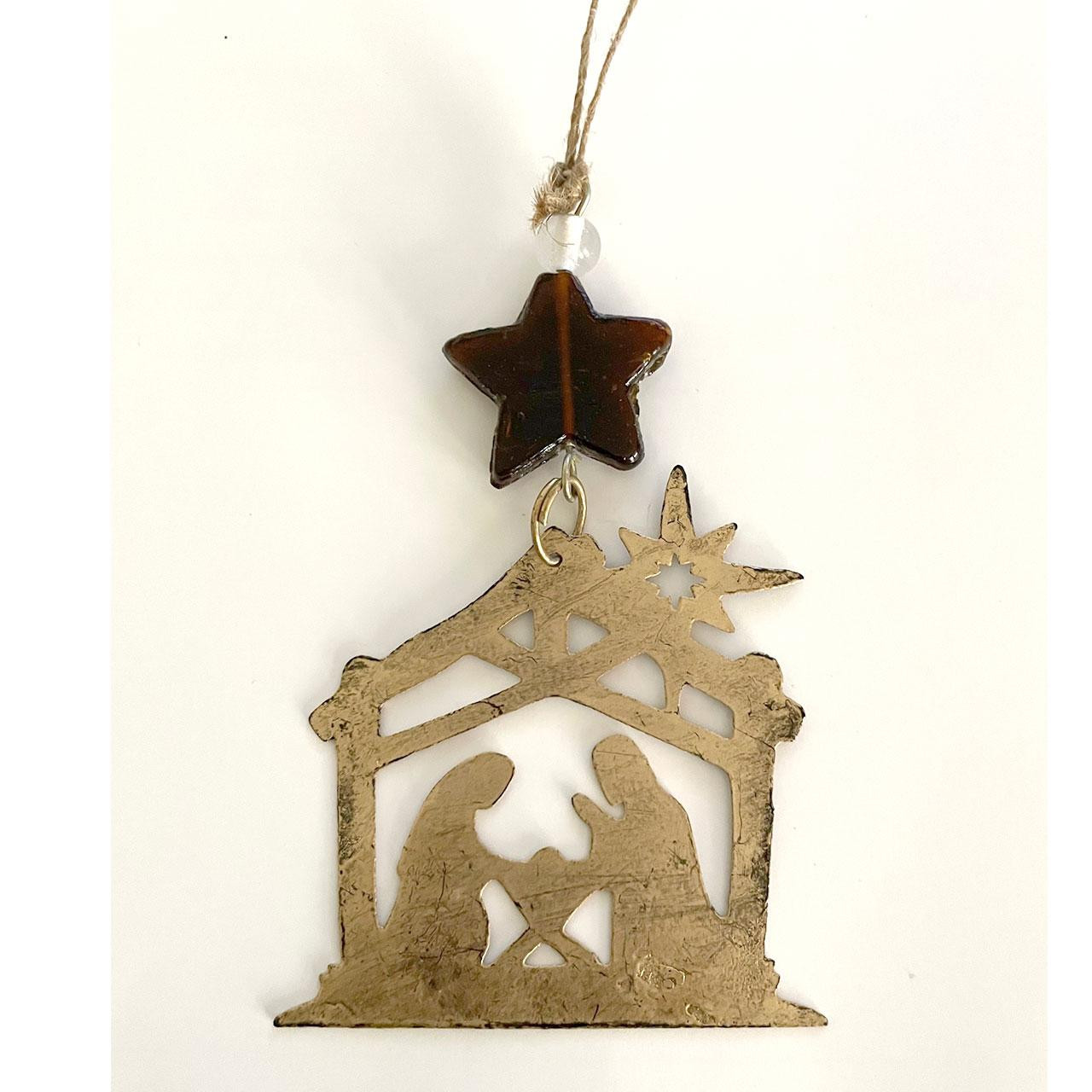 Cut-Out Nativity Ornament