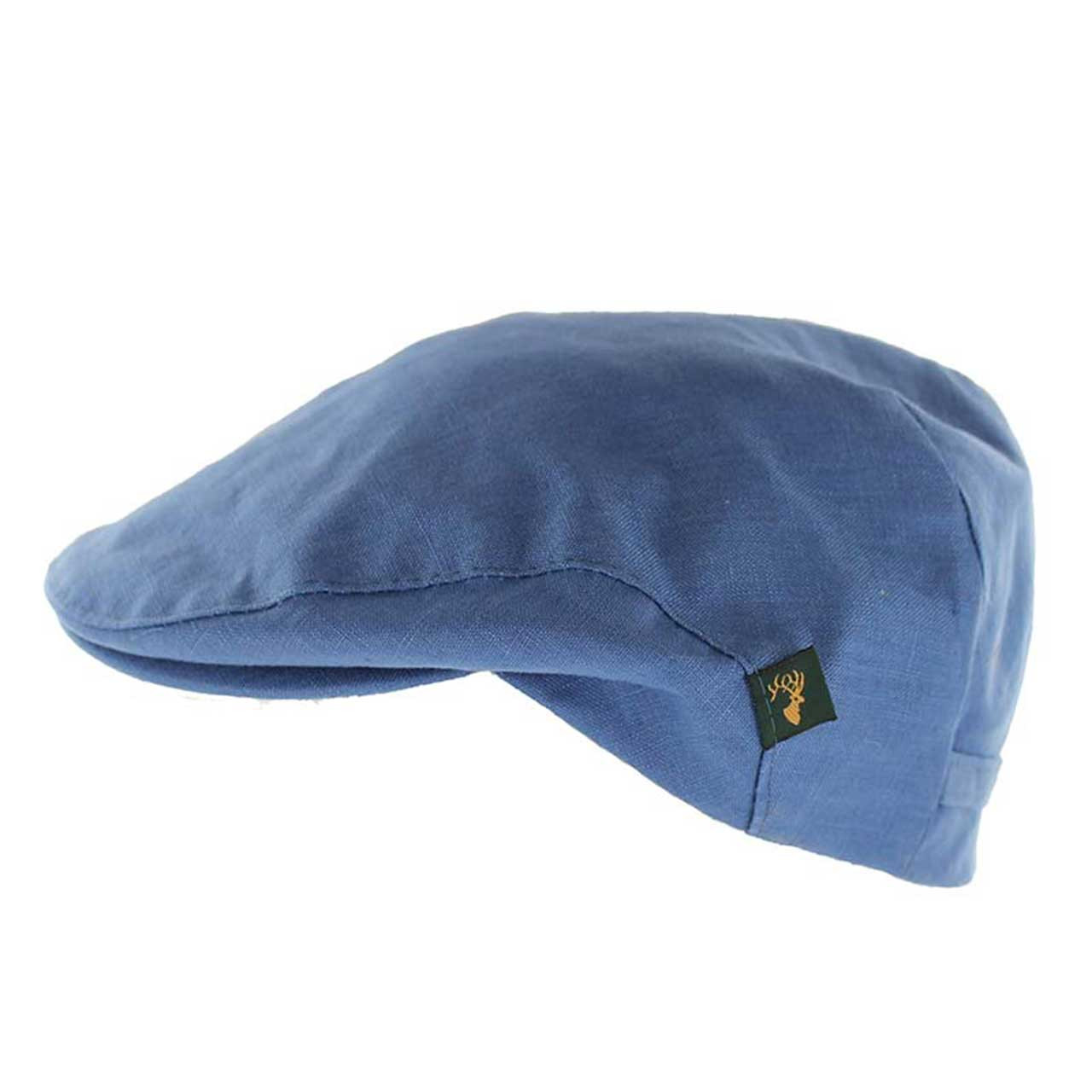 Light Blue Linen Mucros Cap Made in Ireland