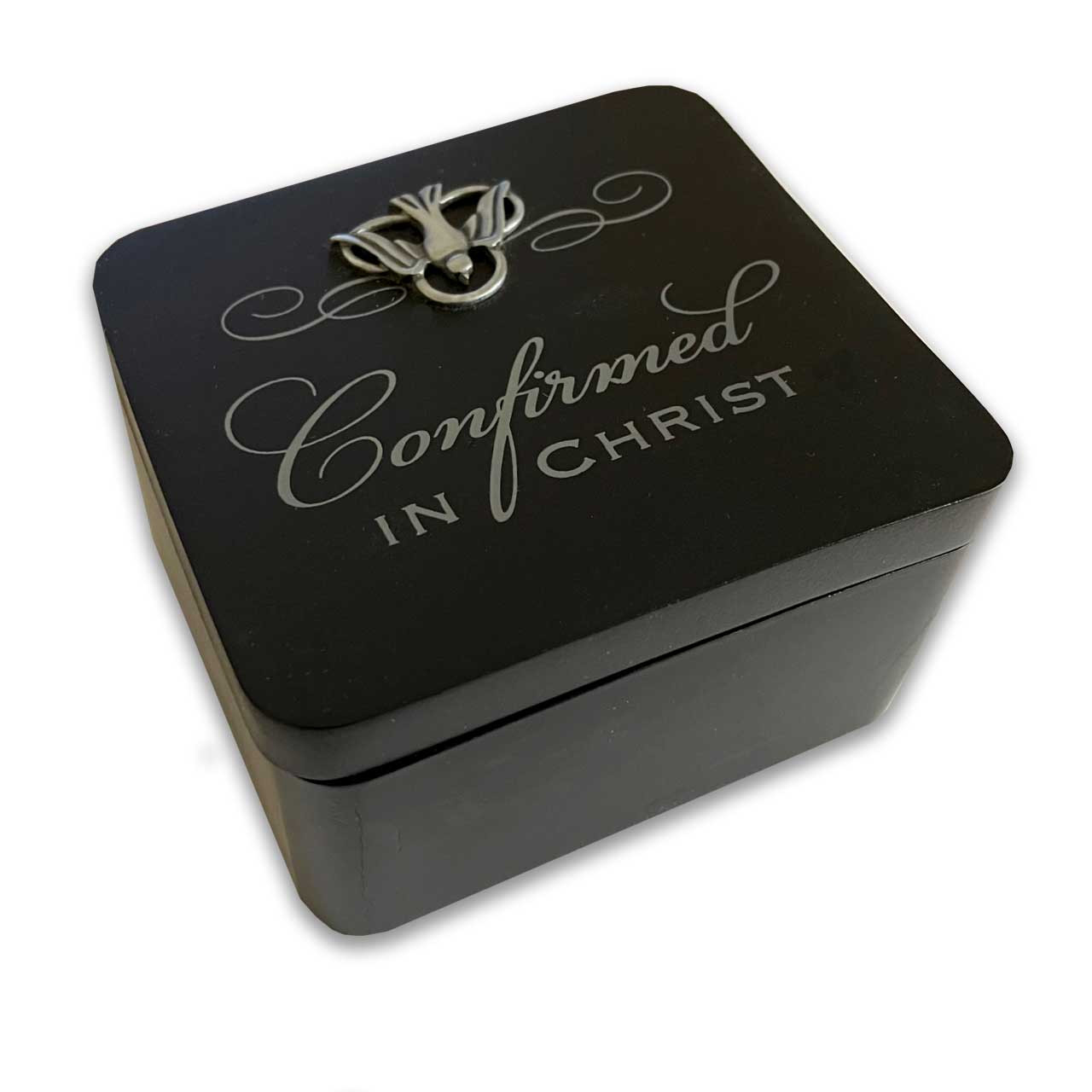 Black Confirmation Keepsake Box