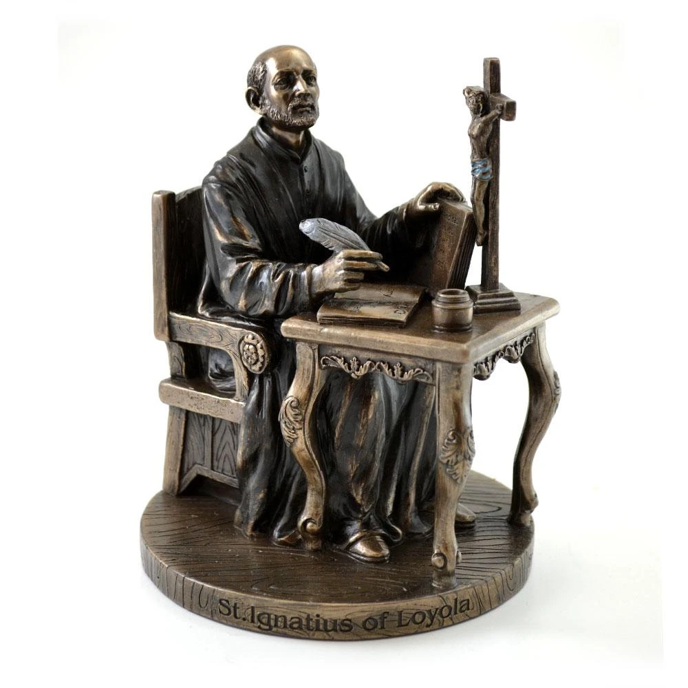6-1/2"H St. Ignatius of Loyola Statue