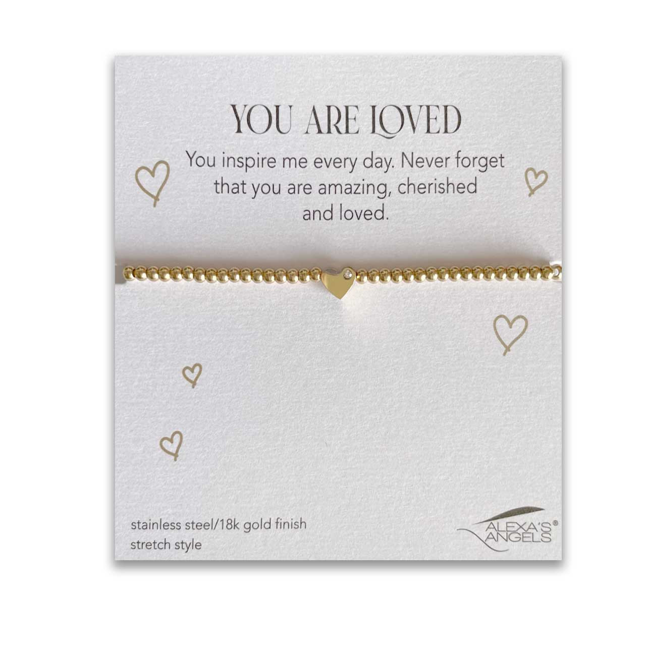 Gold Heart Bracelet