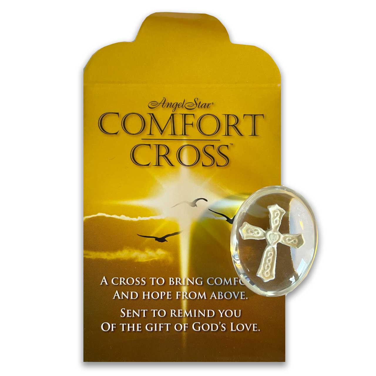 Comfort Cross Pocket Stone and envelope
