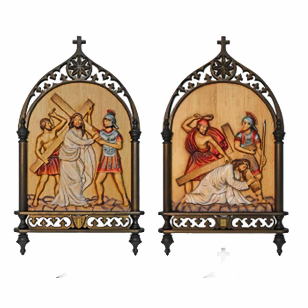 K789 Wood Stations of the Cross Set | St. Patrick's Guild