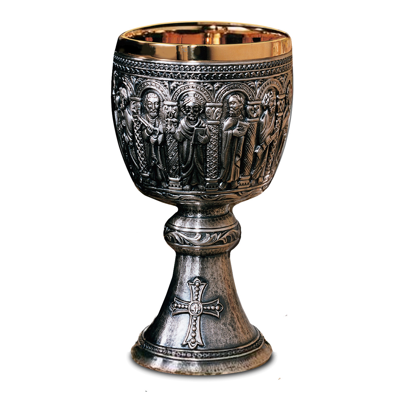 2378 18oz Bas Relief Chalice and Scale Paten