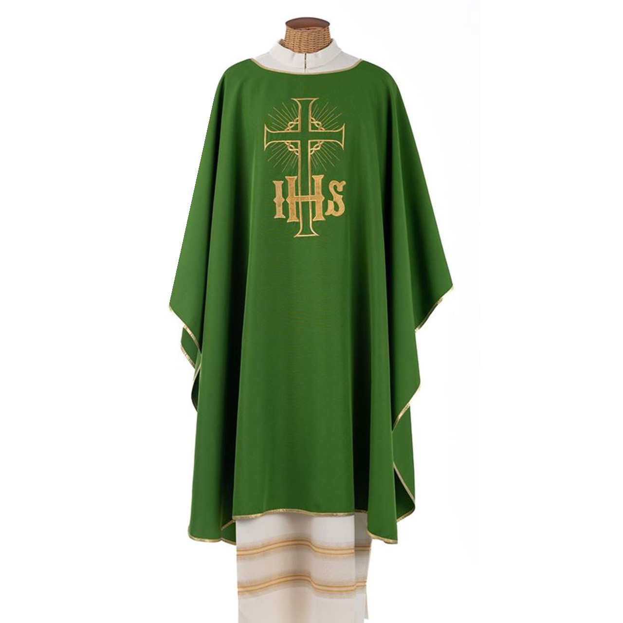 52 Chasuble with Gold Embroidery Green