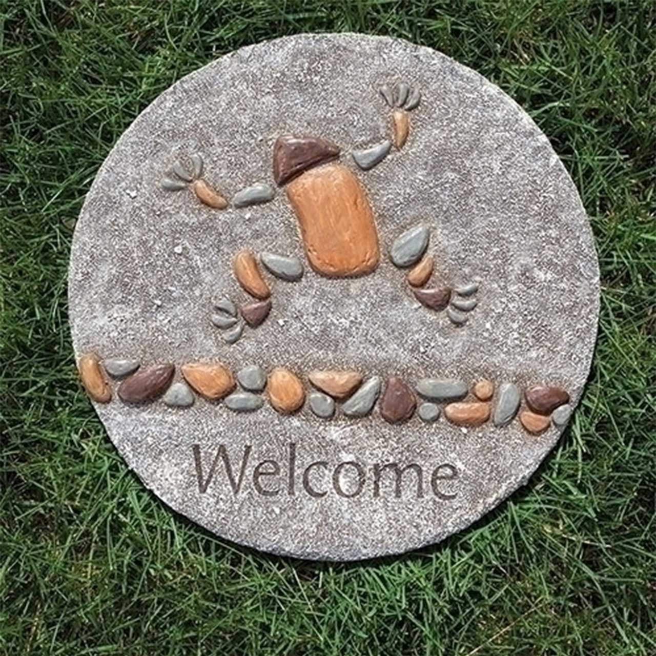 Frog Garden Stone