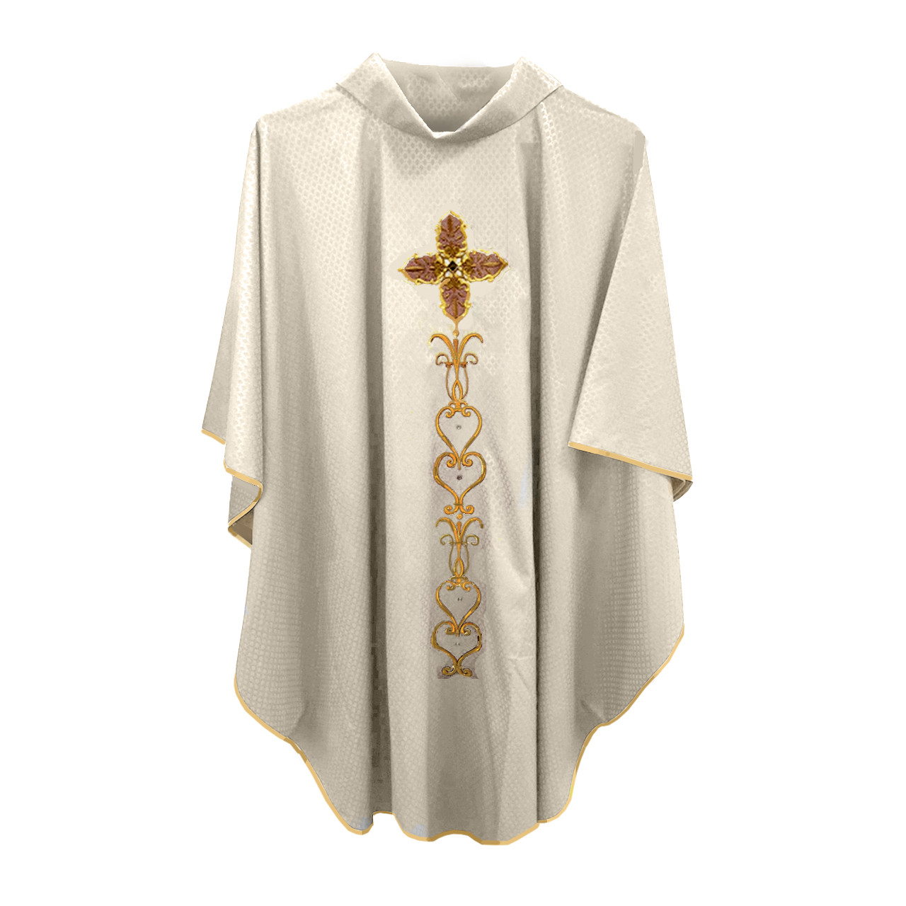 65/018355 Lightweight Chasuble in Polyester Ivory