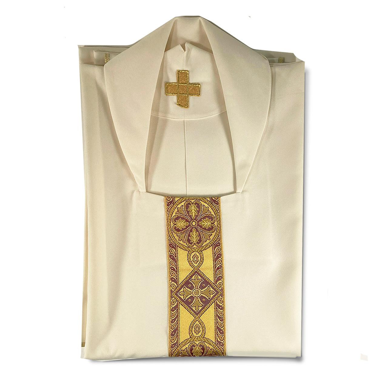 50/GAL001 Chasuble in Venaus Ivory