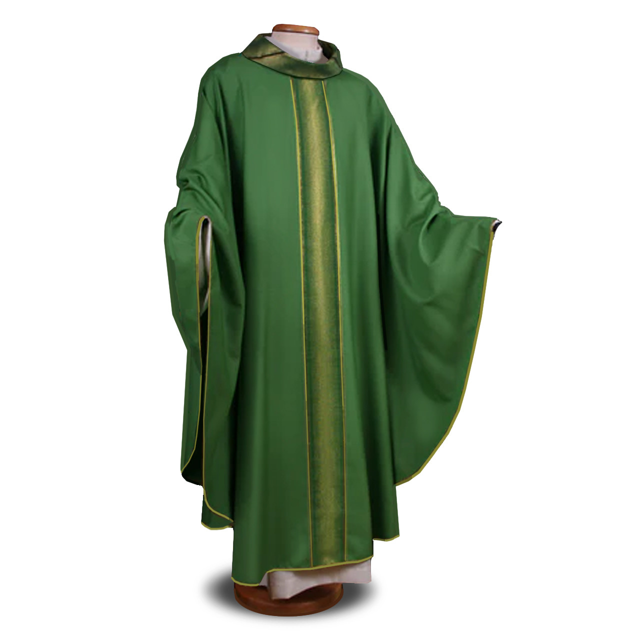 65/002015 Chasuble in Jacquard Green