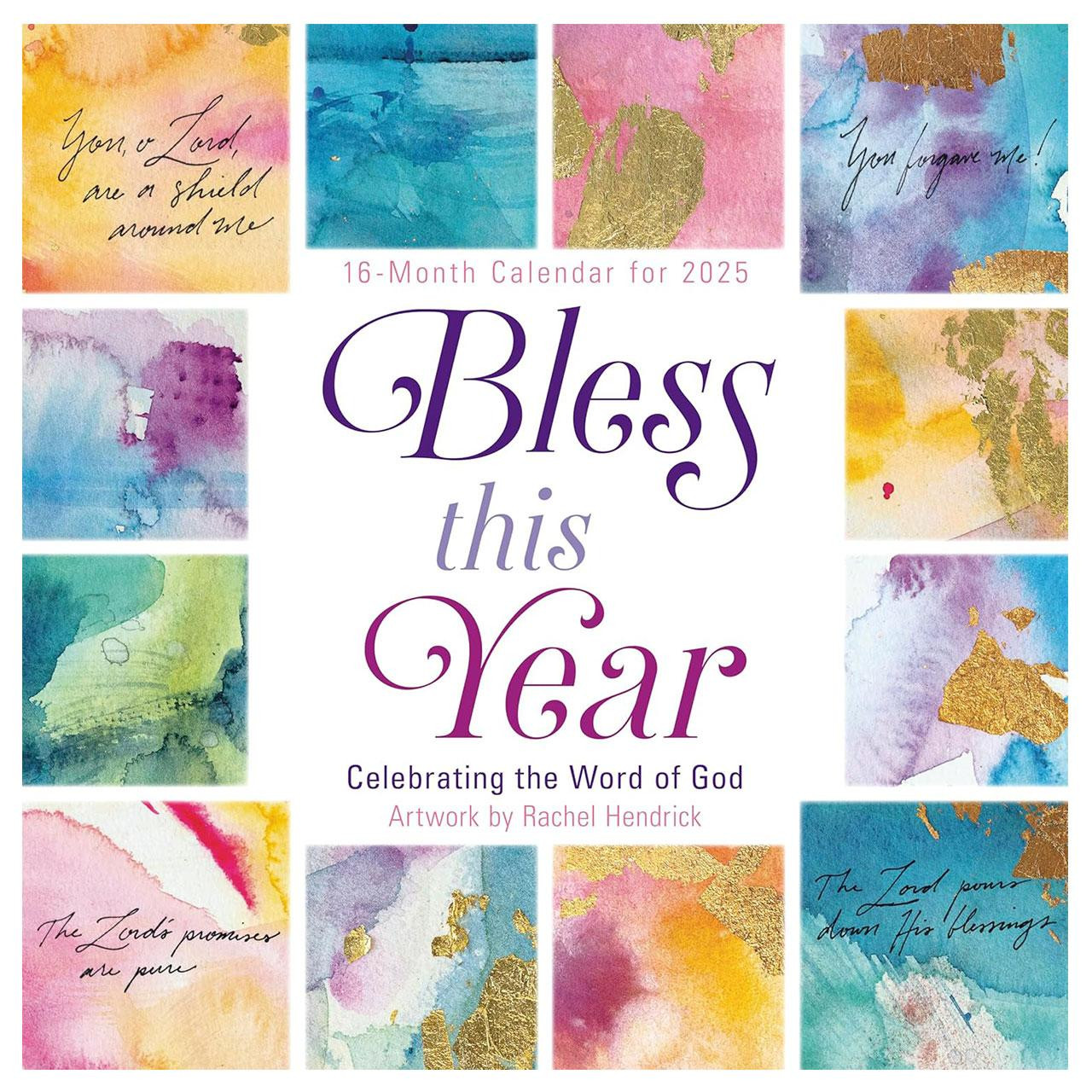 2025 Bless this Year Wall Calendar