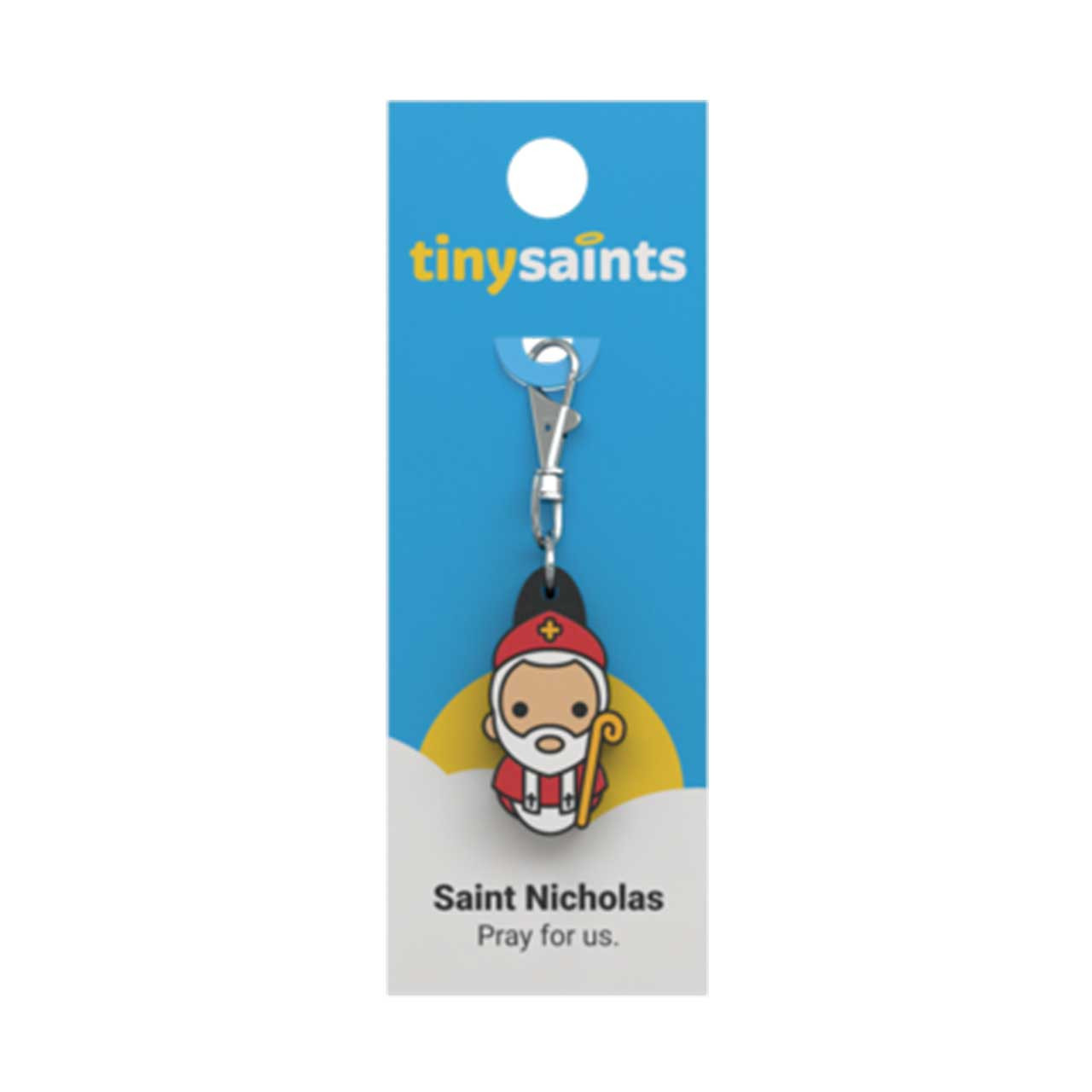 St. Nicholas Tiny Saints Charm Clip