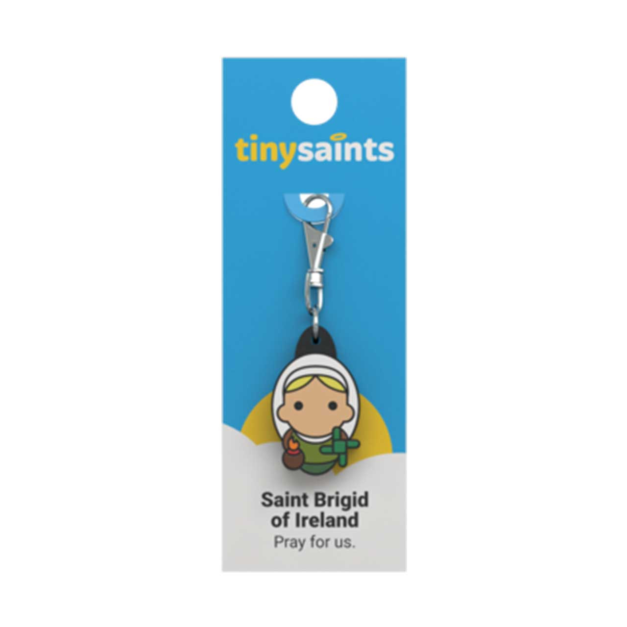 St. Brigid Tiny Saint Keychain