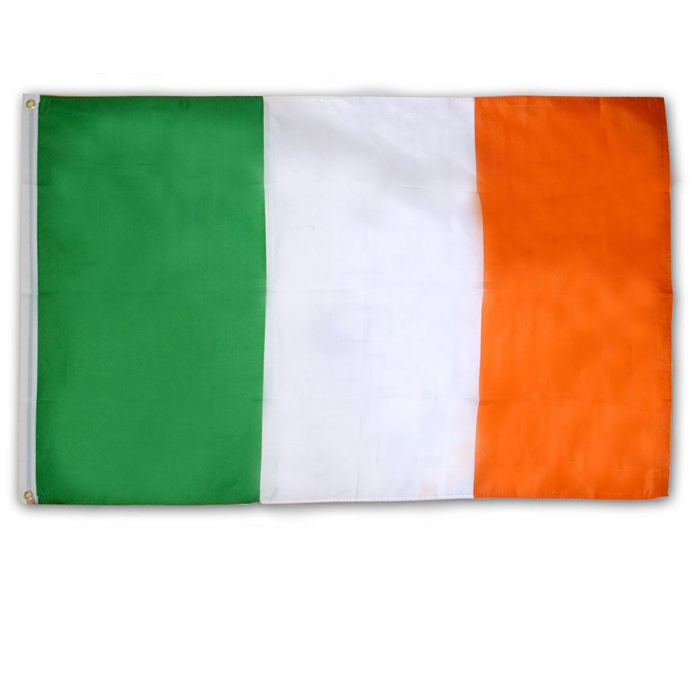 3x5 Ireland flag in polyester with grommets