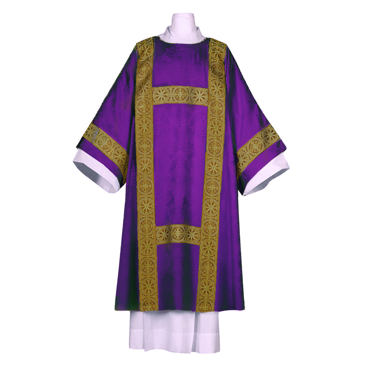 111-0914 Deerdamask Dalmatic Purple