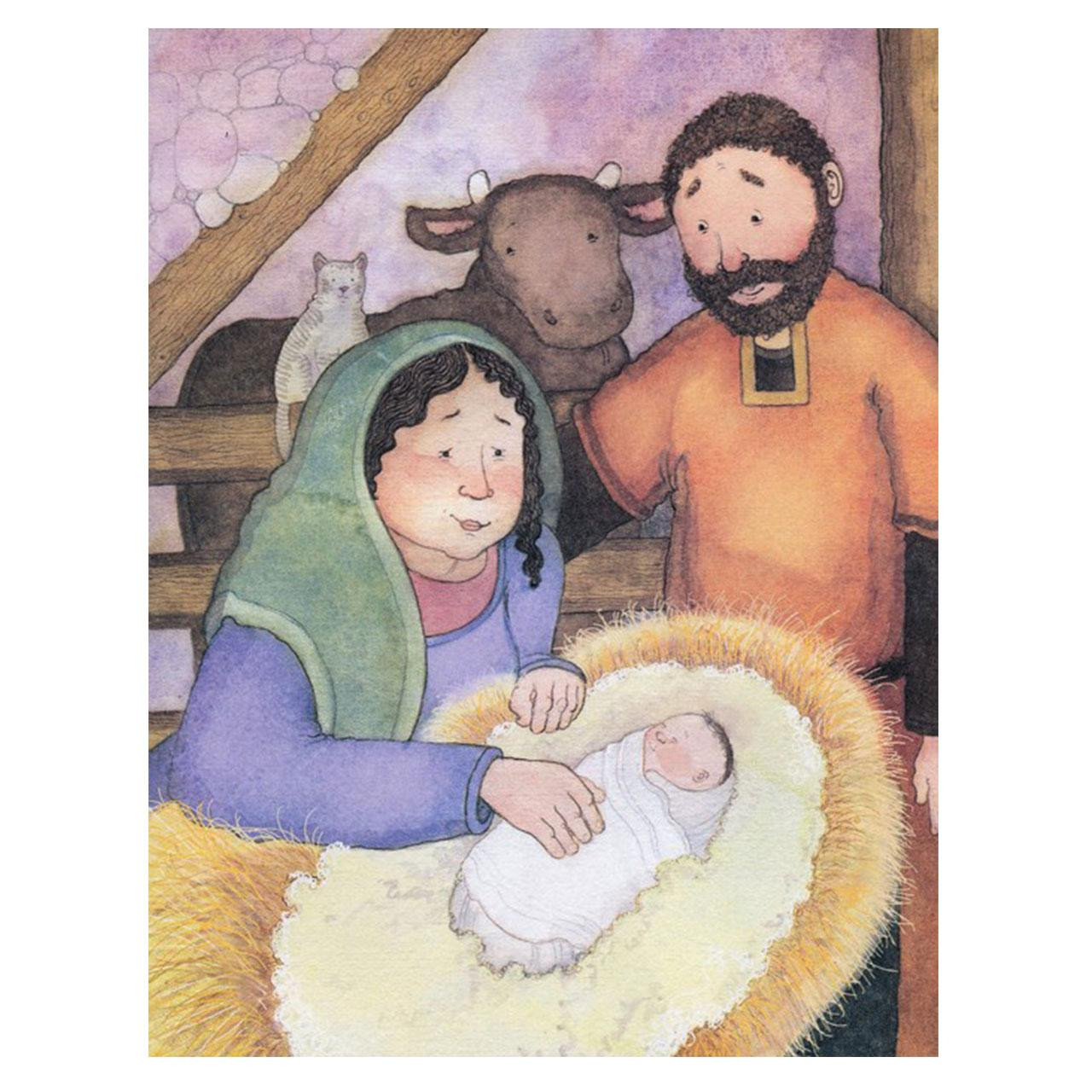Inside page of the O Holy Night Arch Book