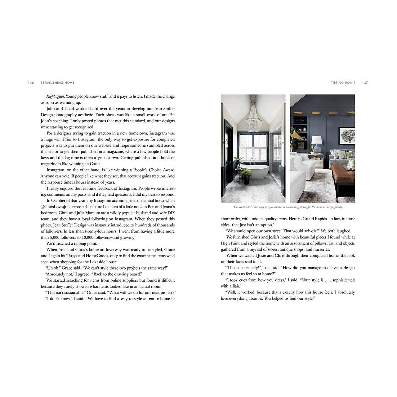 Inside pages of Establishing Home by Jean Stoffer