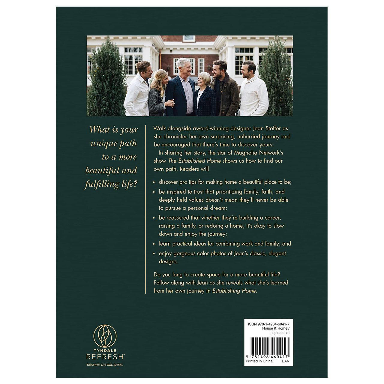 Back Cover of Establishing Home by Jean Stoffer