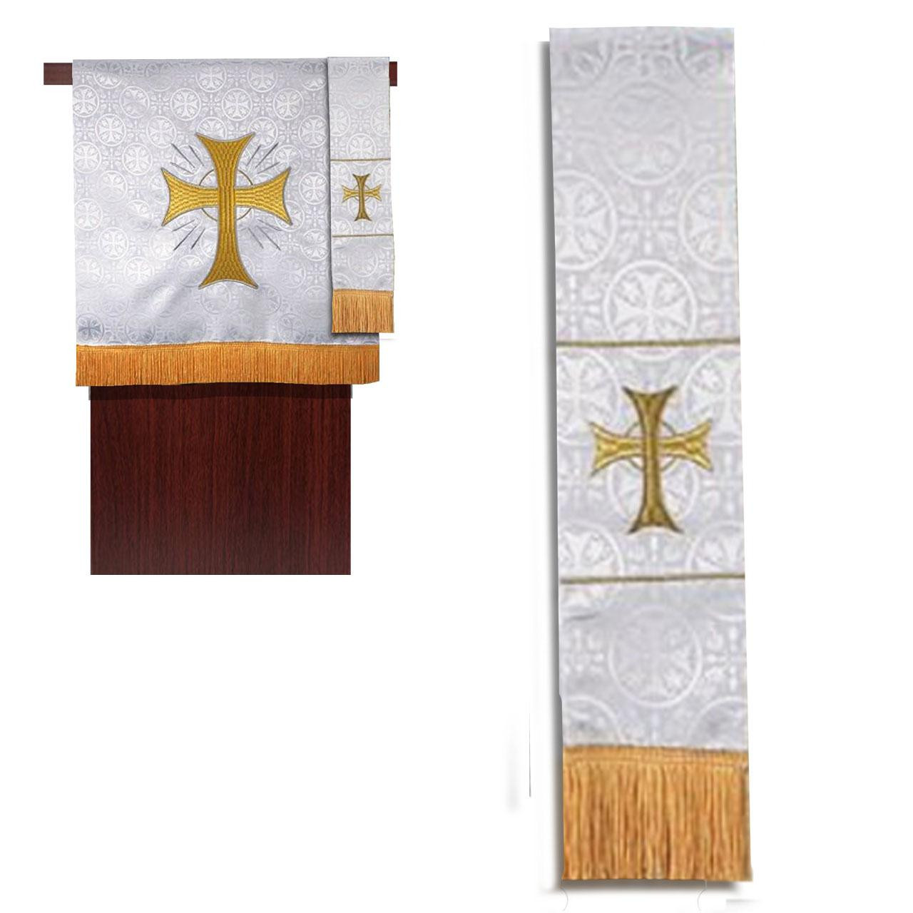 VC750 Maltese Jacquard Bookmark